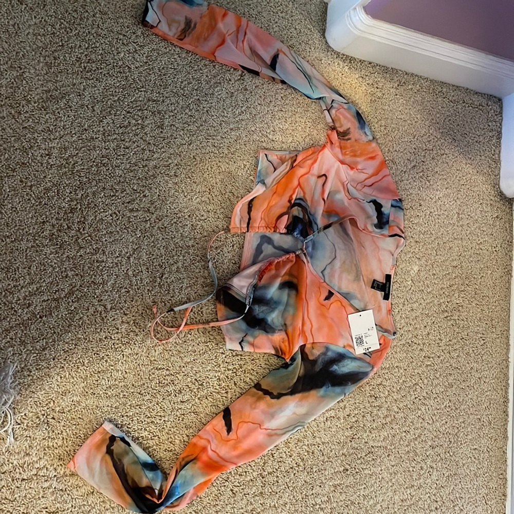 Multicolour top! Form forever 21! Size large!